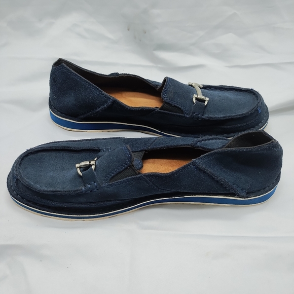 Women's Ariat Bit Cruiser Suede Loafers Size 10M - Picture 4 of 10